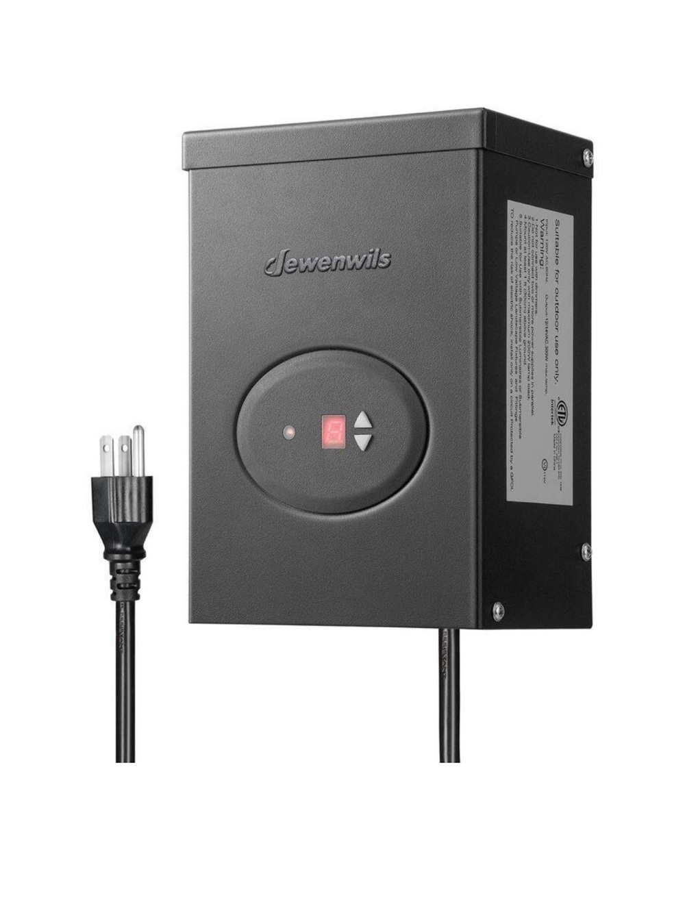 Dewenwils 200 Watt Low Voltage Weatherproof Landscape Transformer Photocell NWOB